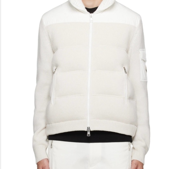 Moncler Down-paneled wool jacket - Picture 13 of 16